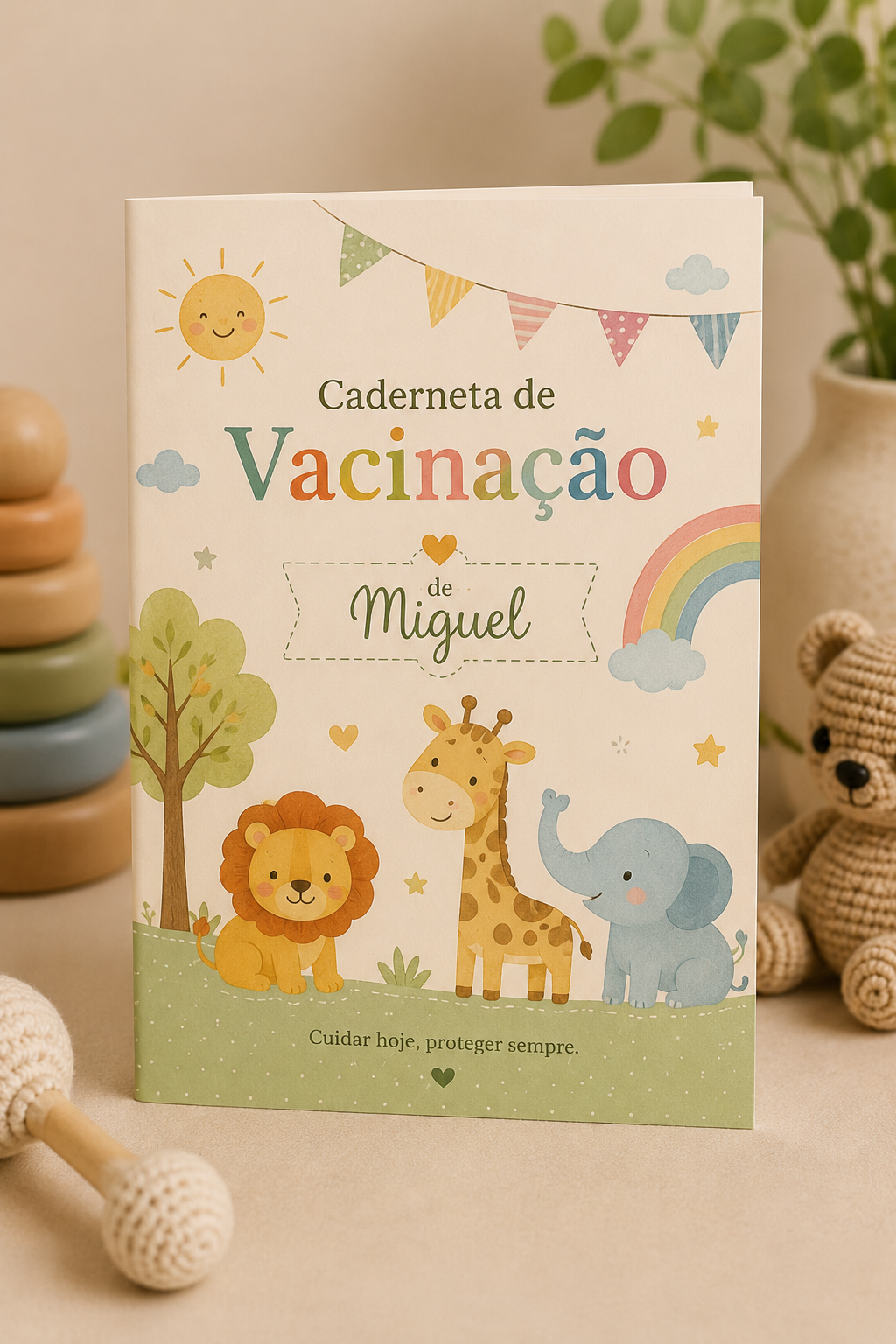 Caderneta de vacinação personalizada