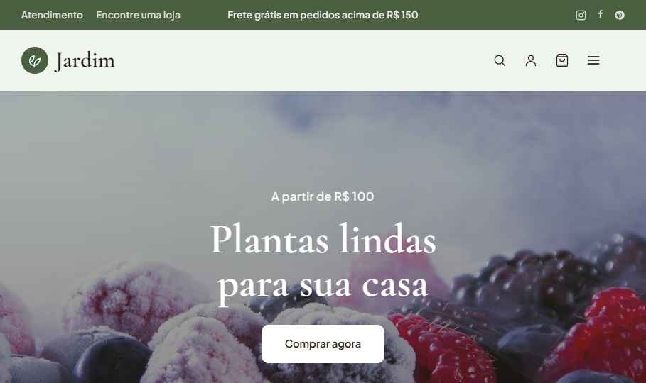 template Jardim